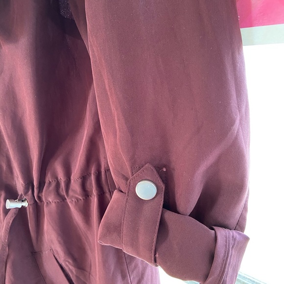 Summer maroon stylish jacket-H&M size 34 - Picture 4 of 6